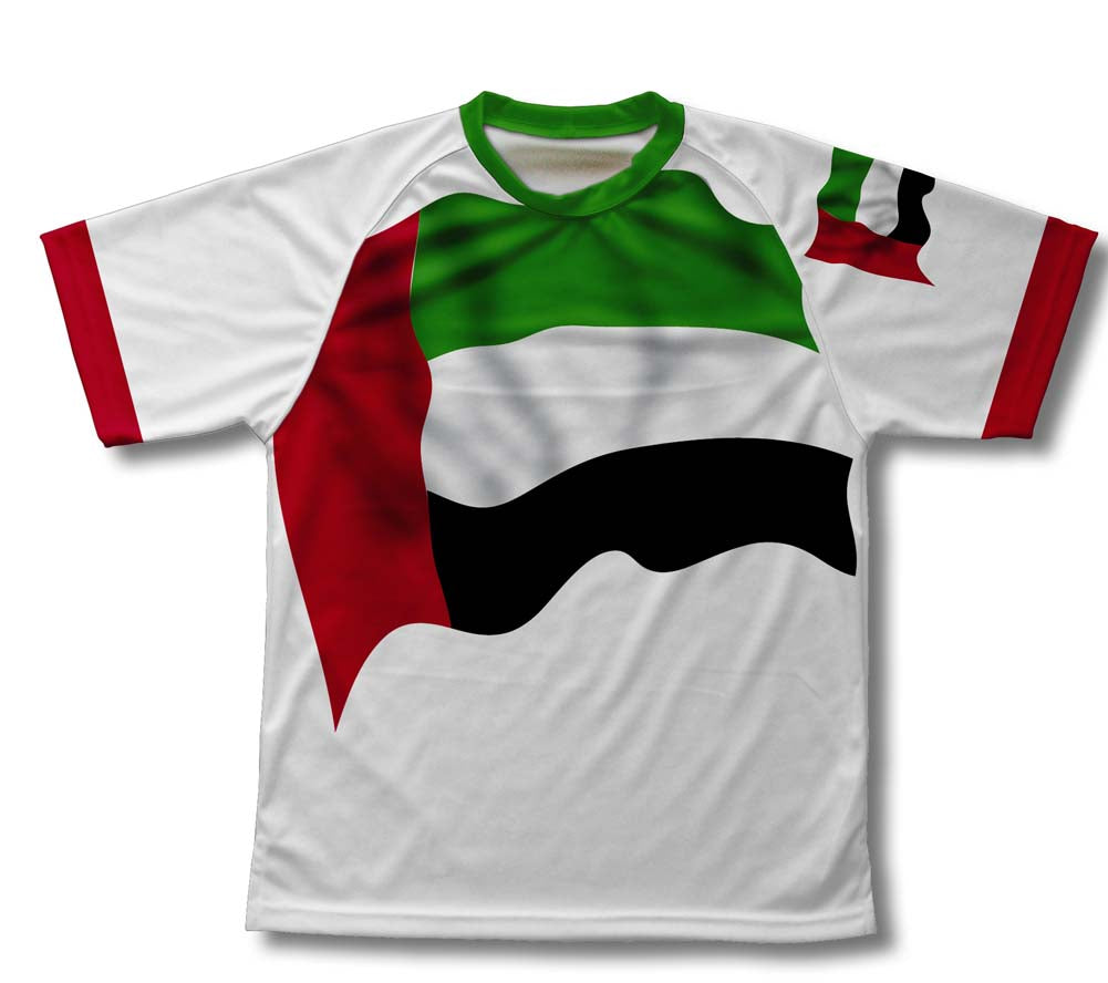 United Arab Emirates Flag Technical T-Shirt for Men and Women