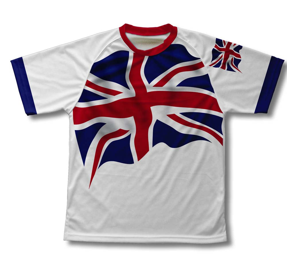 United Kingdom Flag Technical T-Shirt for Men and Women