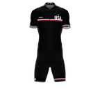 United States Black Code Cycling Speedsuit for Men