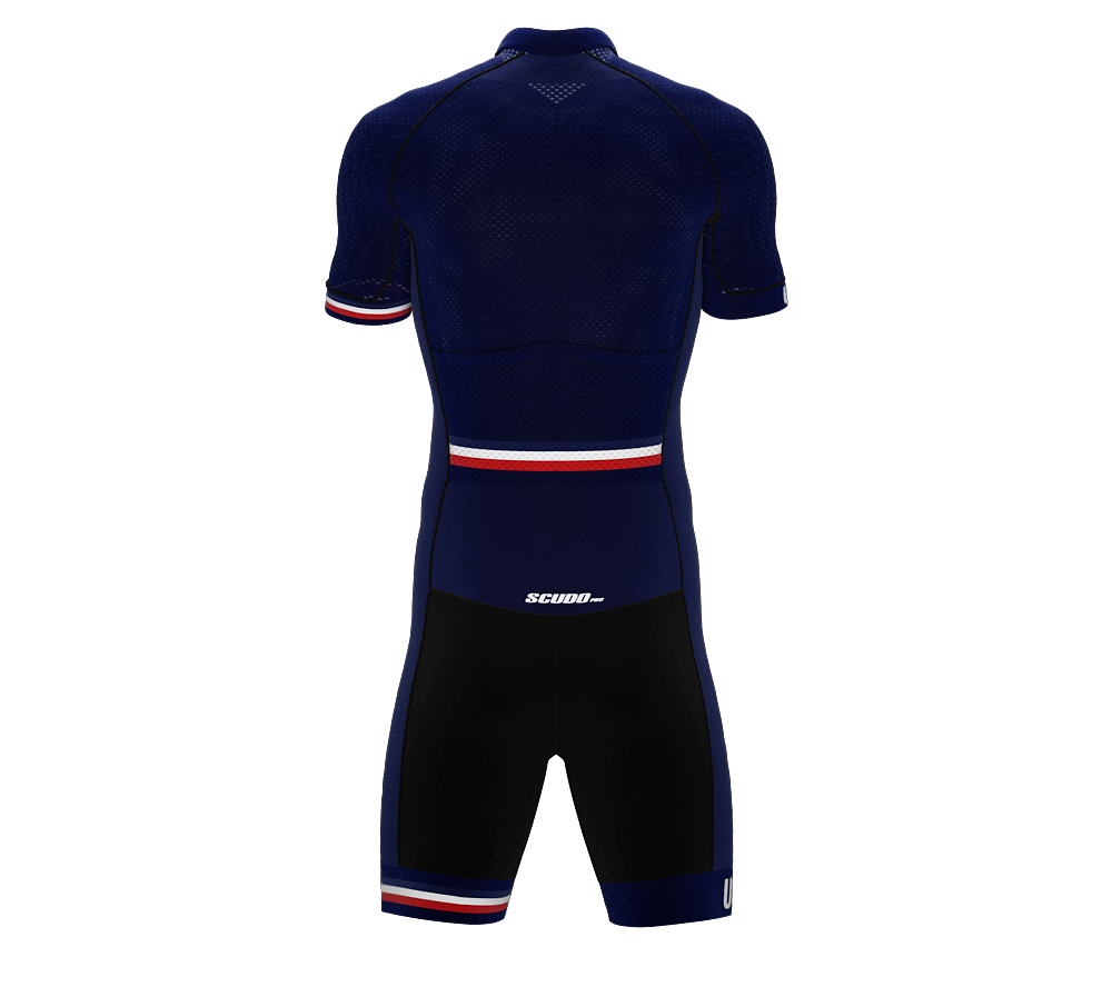 United States Blue Code Cycling Speedsuit for Men
