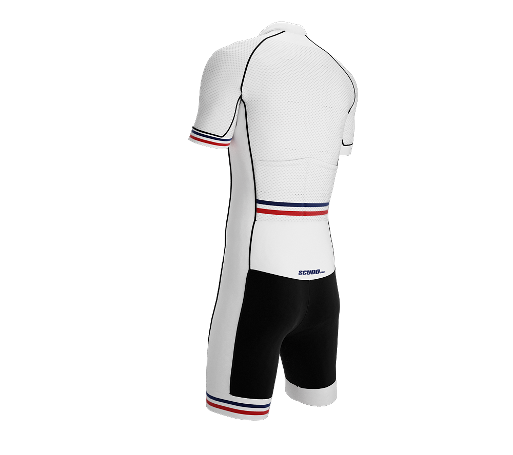 United States White Code Cycling Speedsuit for Men