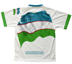 Uzbekistan Flag Technical T-Shirt for Men and Women