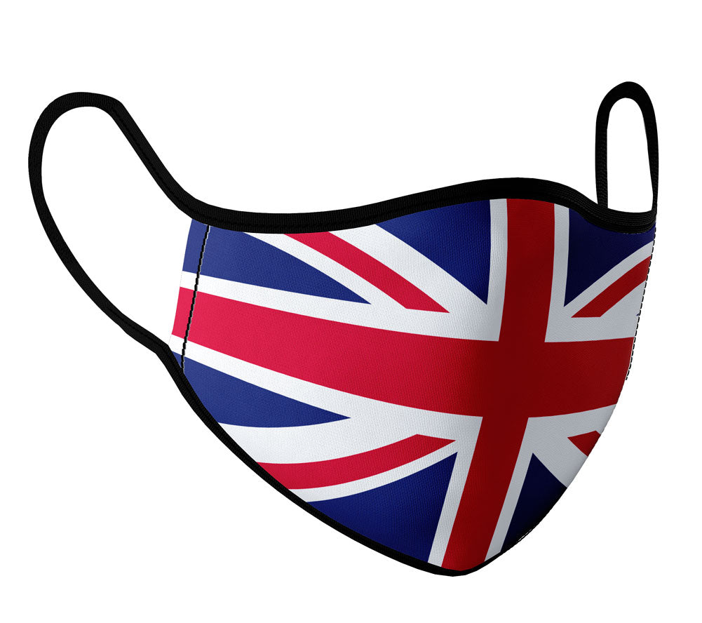 United Kingdom  - Face Mask with fluid and moisture resistant fabric. Reusable and Washable