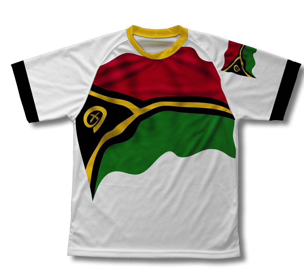 Vanuatu Flag Technical T-Shirt for Men and Women