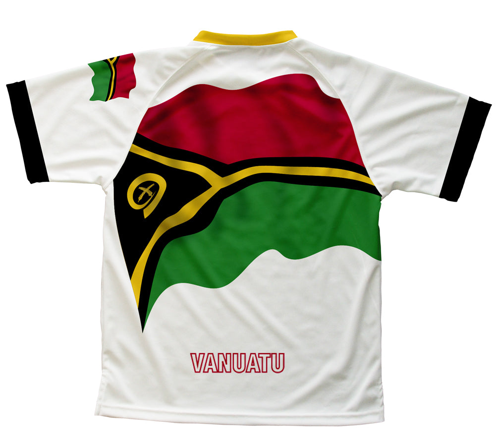 Vanuatu Flag Technical T-Shirt for Men and Women
