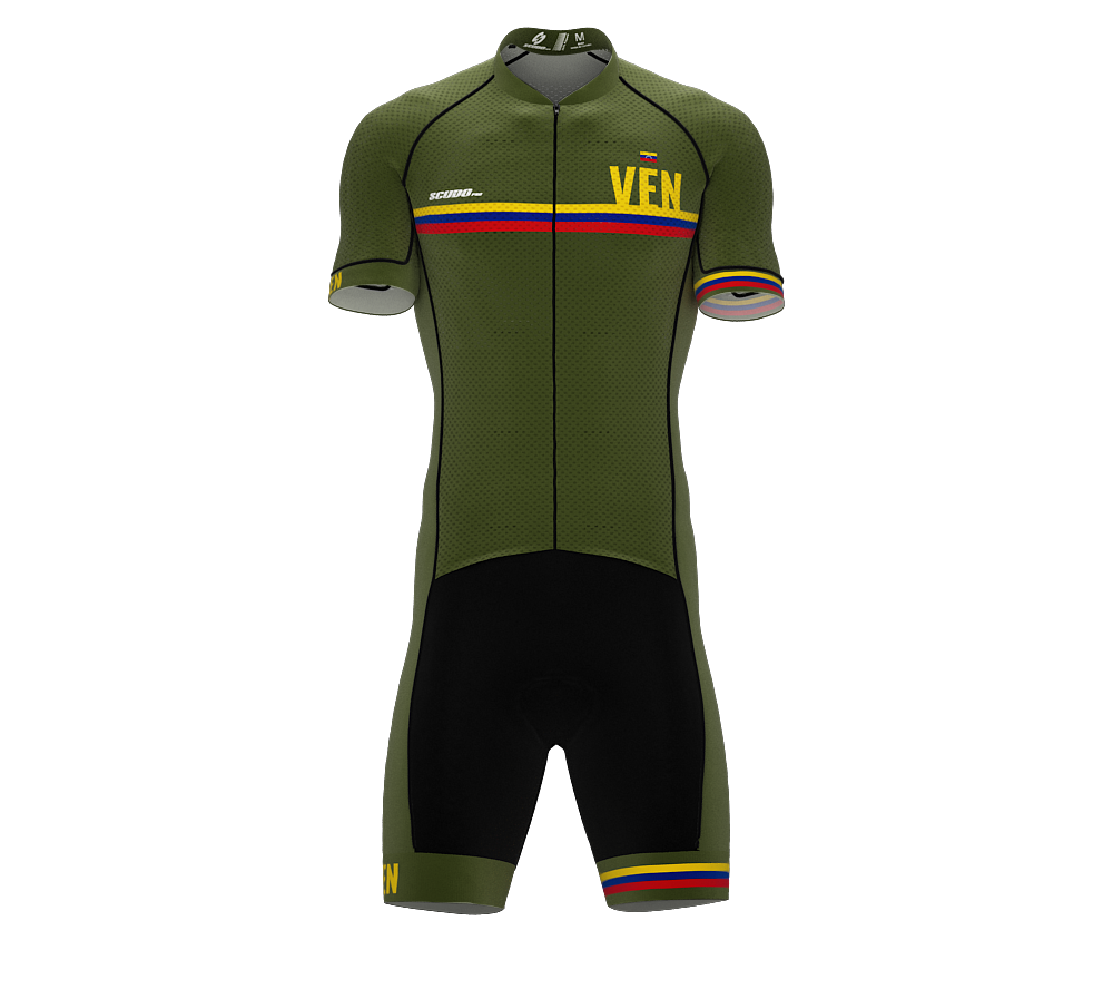 Venezuela Green Code Cycling Speedsuit for Men
