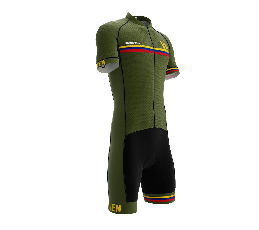 Venezuela Green Code Cycling Speedsuit for Men