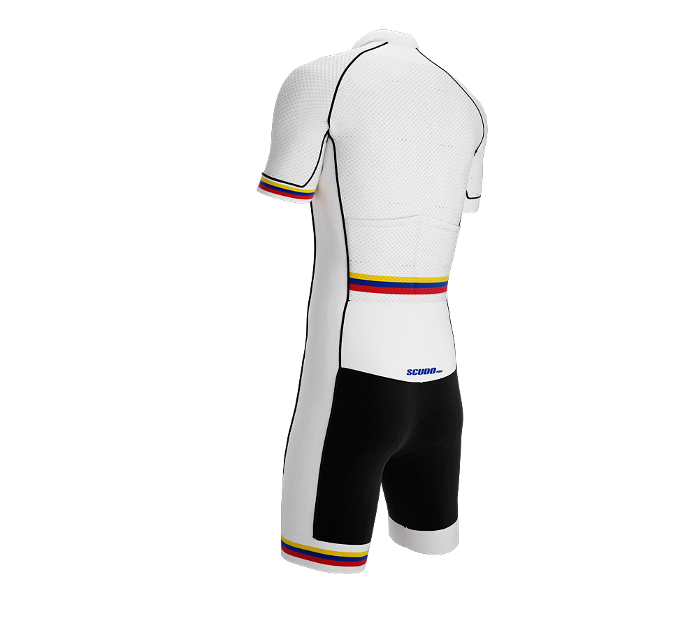 Venezuela White Code Cycling Speedsuit for Men