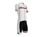 Venezuela White Code Cycling Speedsuit for Men