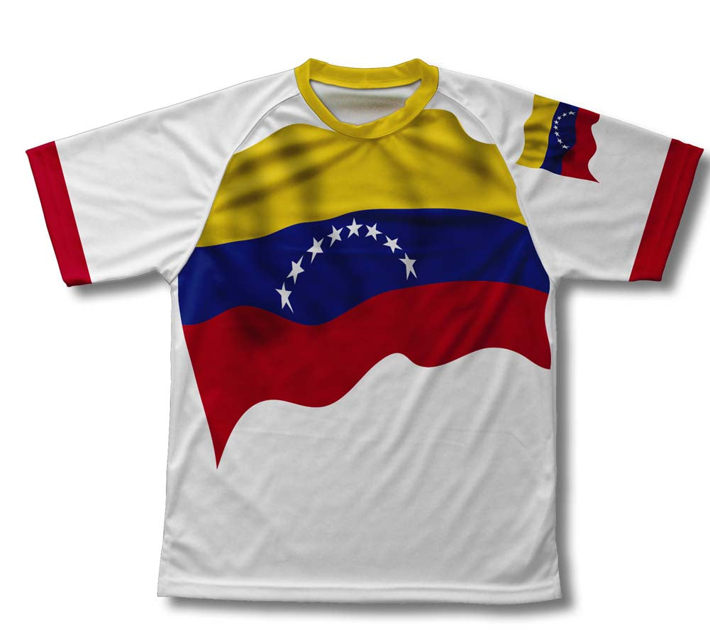 Venezuela Flag Technical T-Shirt for Men and Women