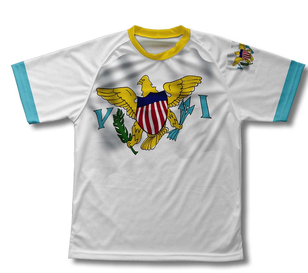 Virgin Islands - US Flag Technical T-Shirt for Men and Women