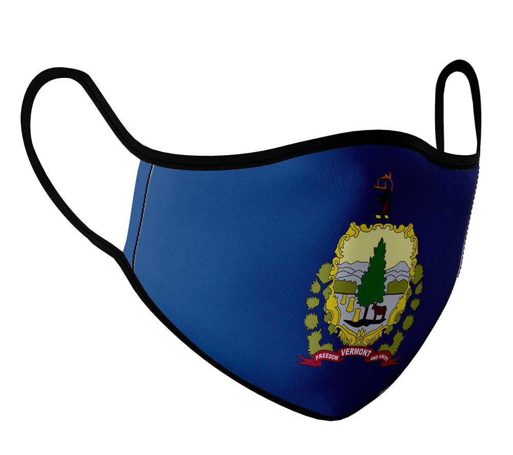 Vermont - Face Mask with fluid and moisture resistant fabric. Reusable and Washable