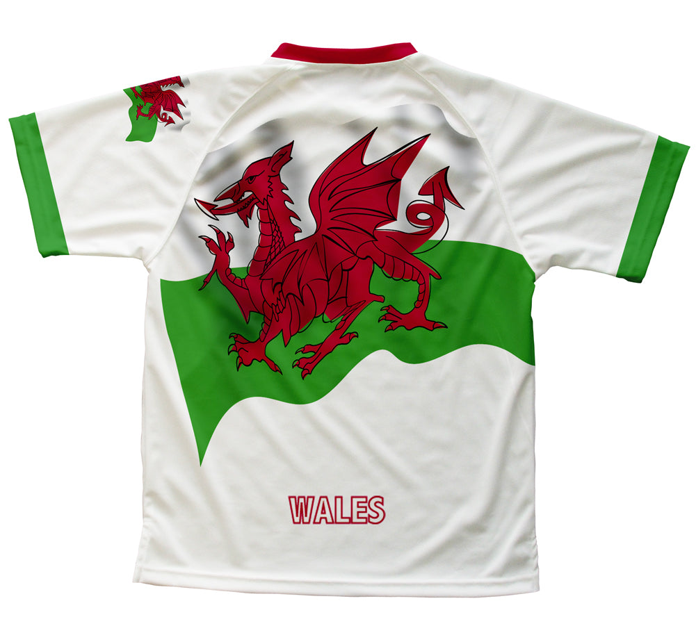 Wales Flag Technical T-Shirt for Men and Women