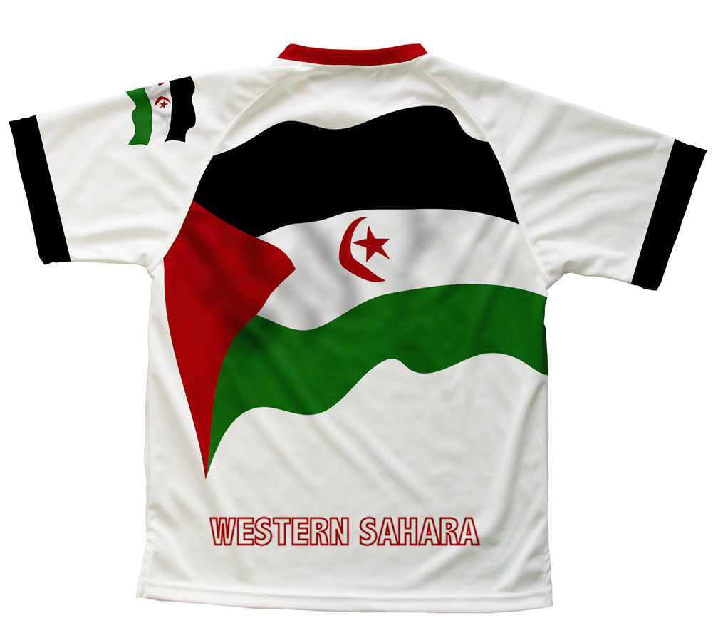 Western Sahara Flag Technical T-Shirt for Men and Women