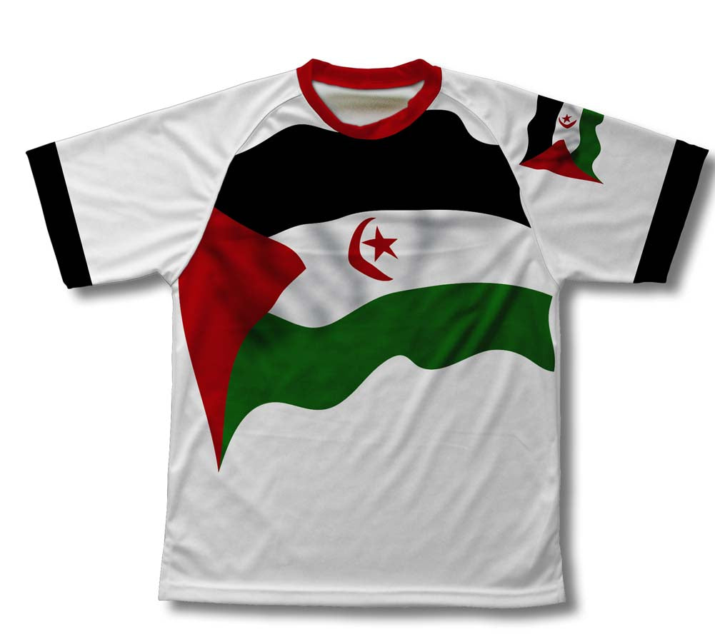 Western Sahara Flag Technical T-Shirt for Men and Women