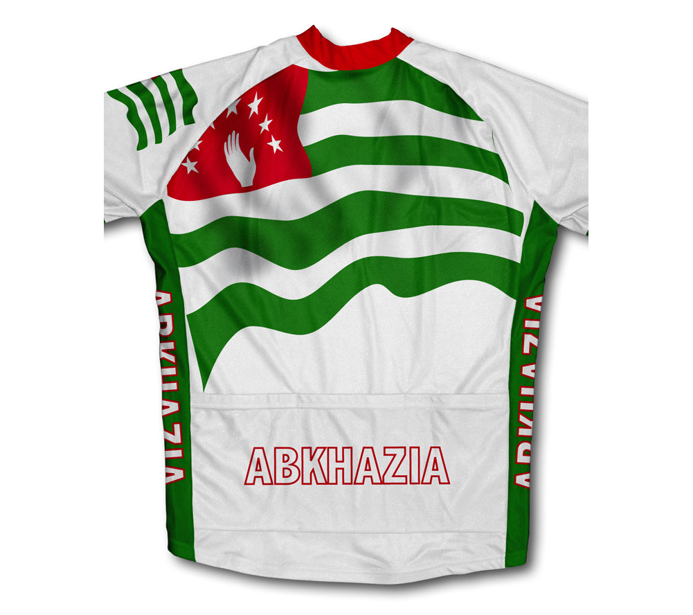 Abkhazia Flag Cycling Jersey for Men and Women