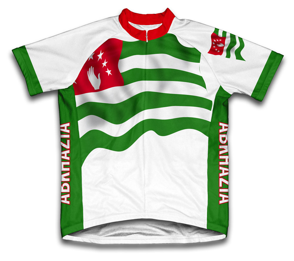 Abkhazia Flag Cycling Jersey for Men and Women