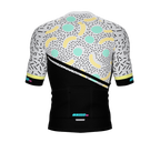 ScudoPro Elite Fit Short Sleeve Cycling Jersey Retro Abstract |  Men and Women