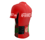 Afghanistan  Full Zipper Bike Short Sleeve Cycling Jersey
