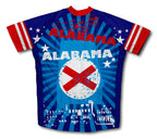 Alabama Short Sleeve Cycling Jersey for Men and Women