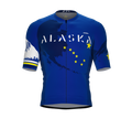 ScudoPro Pro-Elite Short Sleeve Cycling Jersey Alaska USA State Icon landmark symbol identity  | Men and Women