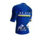 ScudoPro Pro-Elite Short Sleeve Cycling Jersey Alaska USA State Icon landmark symbol identity  | Men and Women