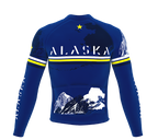 ScudoPro Pro Thermal Long Sleeve Cycling Jersey Alaska USA state Icon landmark identity  | Men and Women