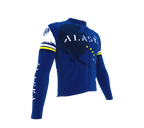 ScudoPro Pro Thermal Long Sleeve Cycling Jersey Alaska USA state Icon landmark identity  | Men and Women
