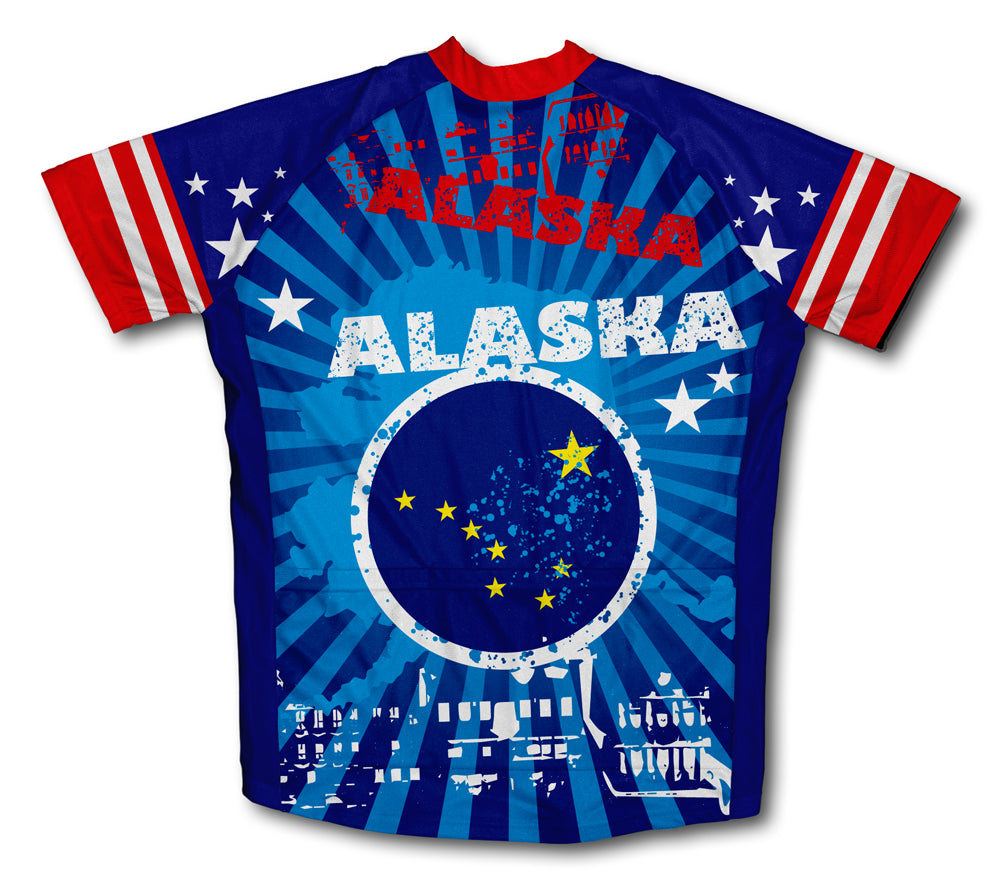 Alaska Short Sleeve Cycling Jersey for Men and Women