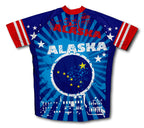 Alaska Short Sleeve Cycling Jersey for Men and Women