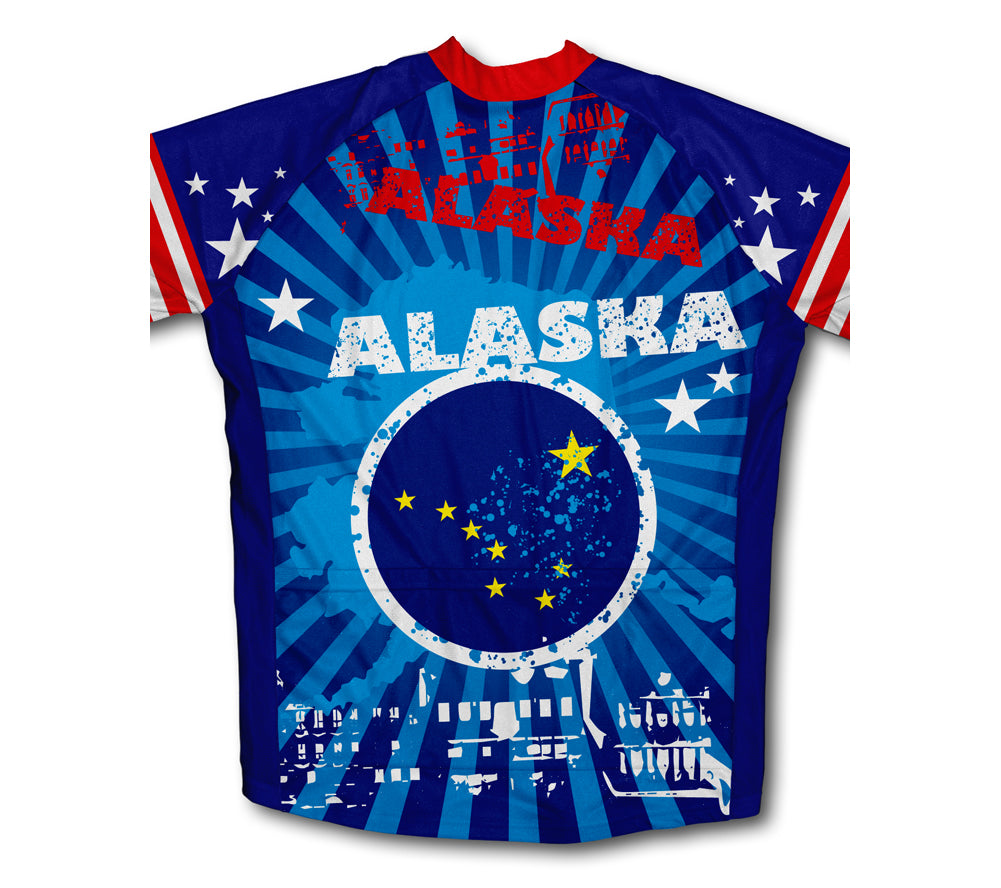 Alaska Short Sleeve Cycling Jersey for Men and Women