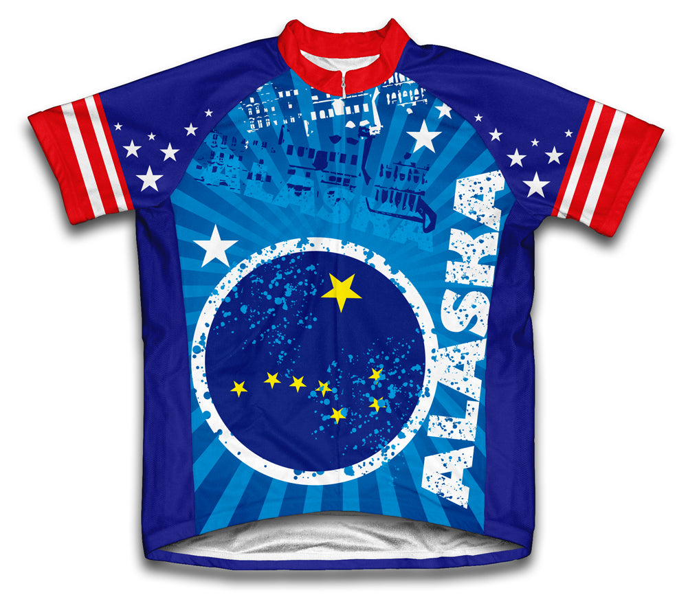 Alaska Short Sleeve Cycling Jersey for Men and Women