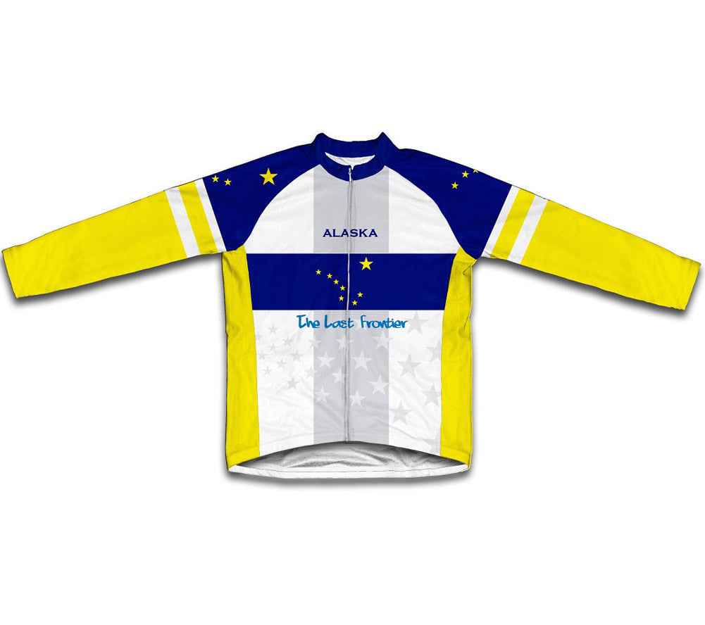 Alaska Flag Winter Thermal Cycling Jersey