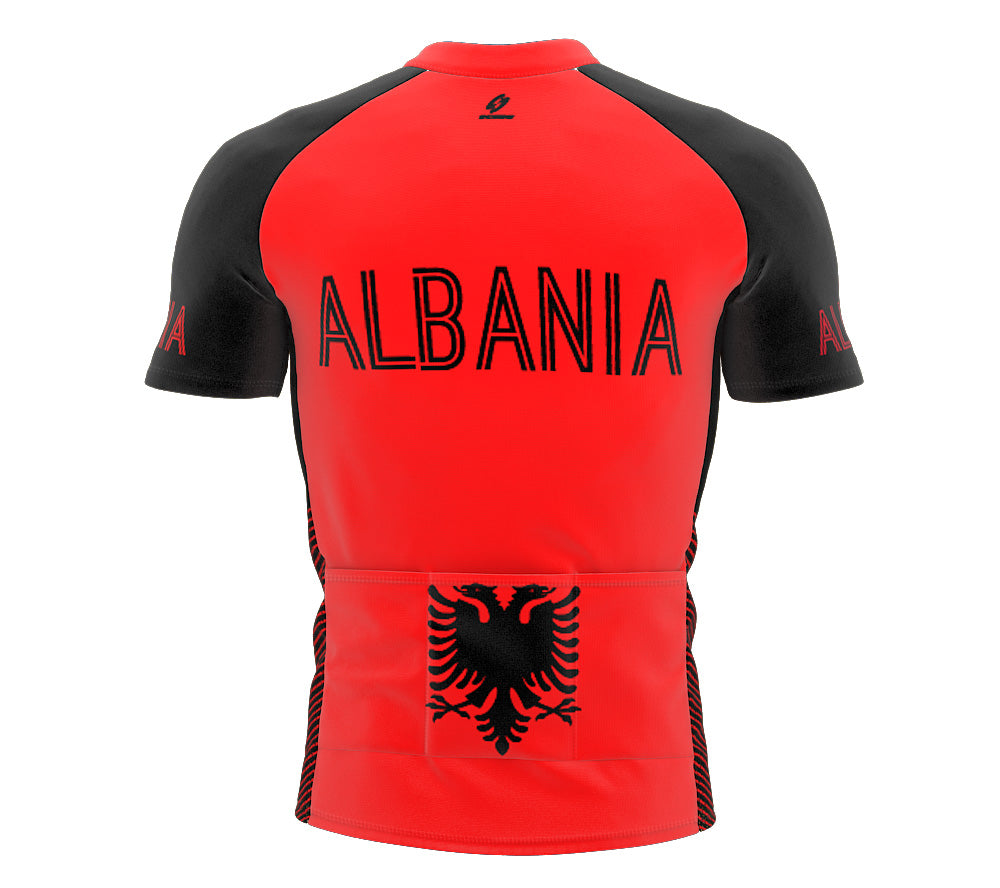 Albania  Full Zipper Bike Short Sleeve Cycling Jersey