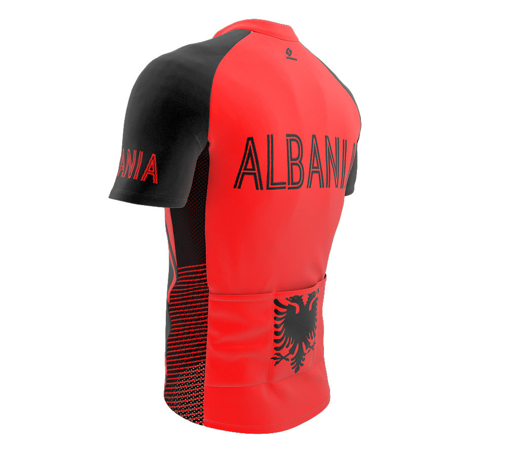 Albania  Full Zipper Bike Short Sleeve Cycling Jersey