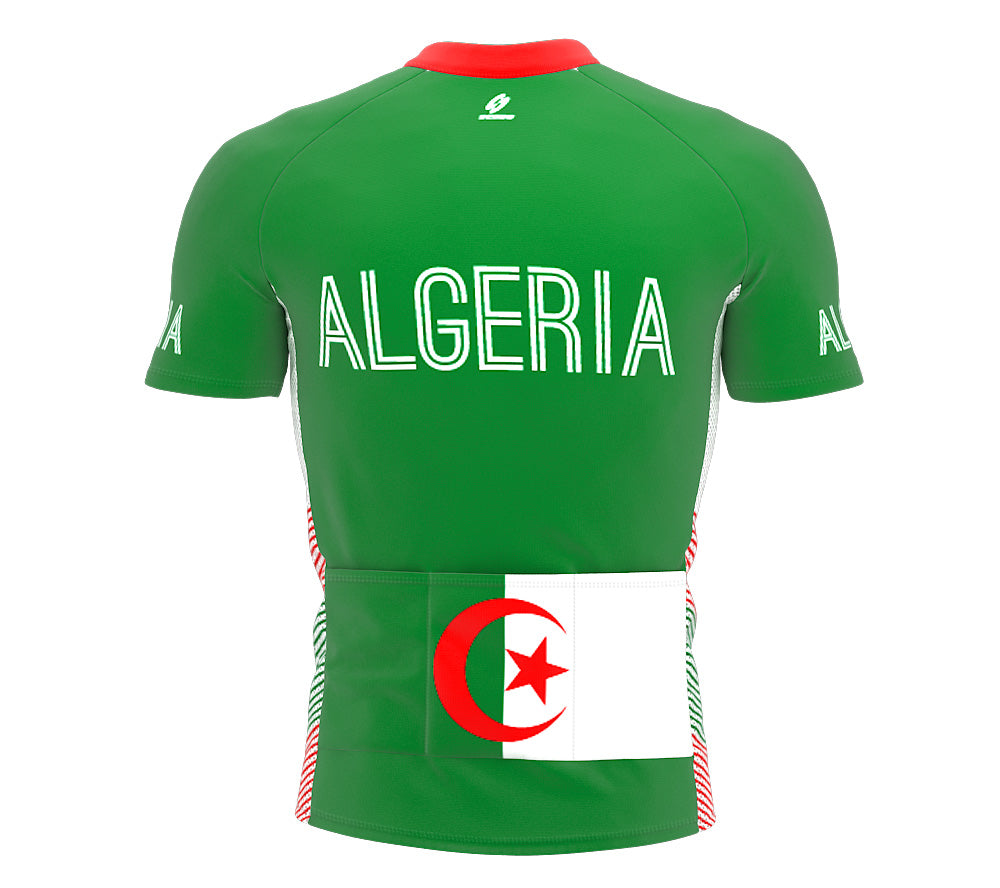 Algeria  Full Zipper Bike Short Sleeve Cycling Jersey