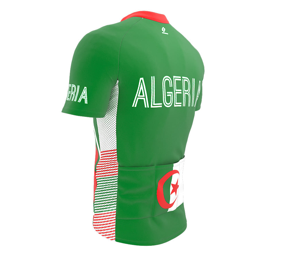 Algeria  Full Zipper Bike Short Sleeve Cycling Jersey