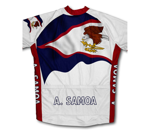American Samoa Flag Winter Thermal Cycling Jersey