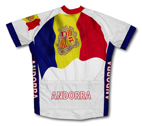 Andorra Flag Cycling Jersey for Men and Women