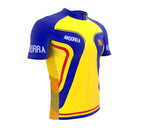 Andorra  Full Zipper Bike Short Sleeve Cycling Jersey