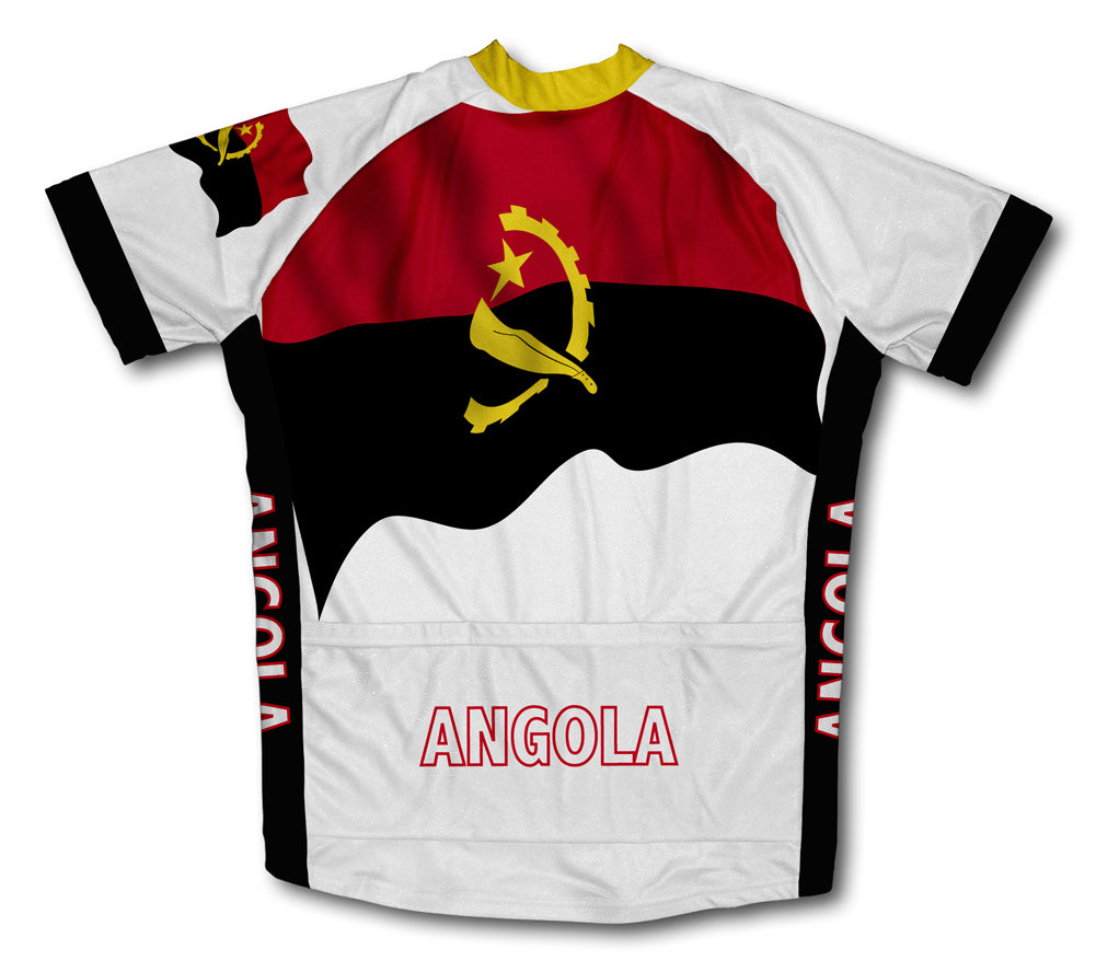 Angola Flag Cycling Jersey for Men and Women