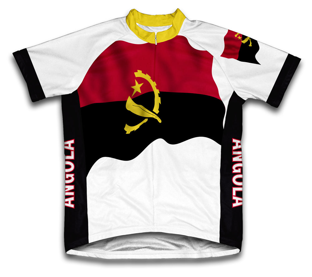 Angola Flag Cycling Jersey for Men and Women