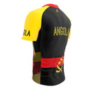 Angola  Full Zipper Bike Short Sleeve Cycling Jersey