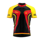 Angola  Full Zipper Bike Short Sleeve Cycling Jersey