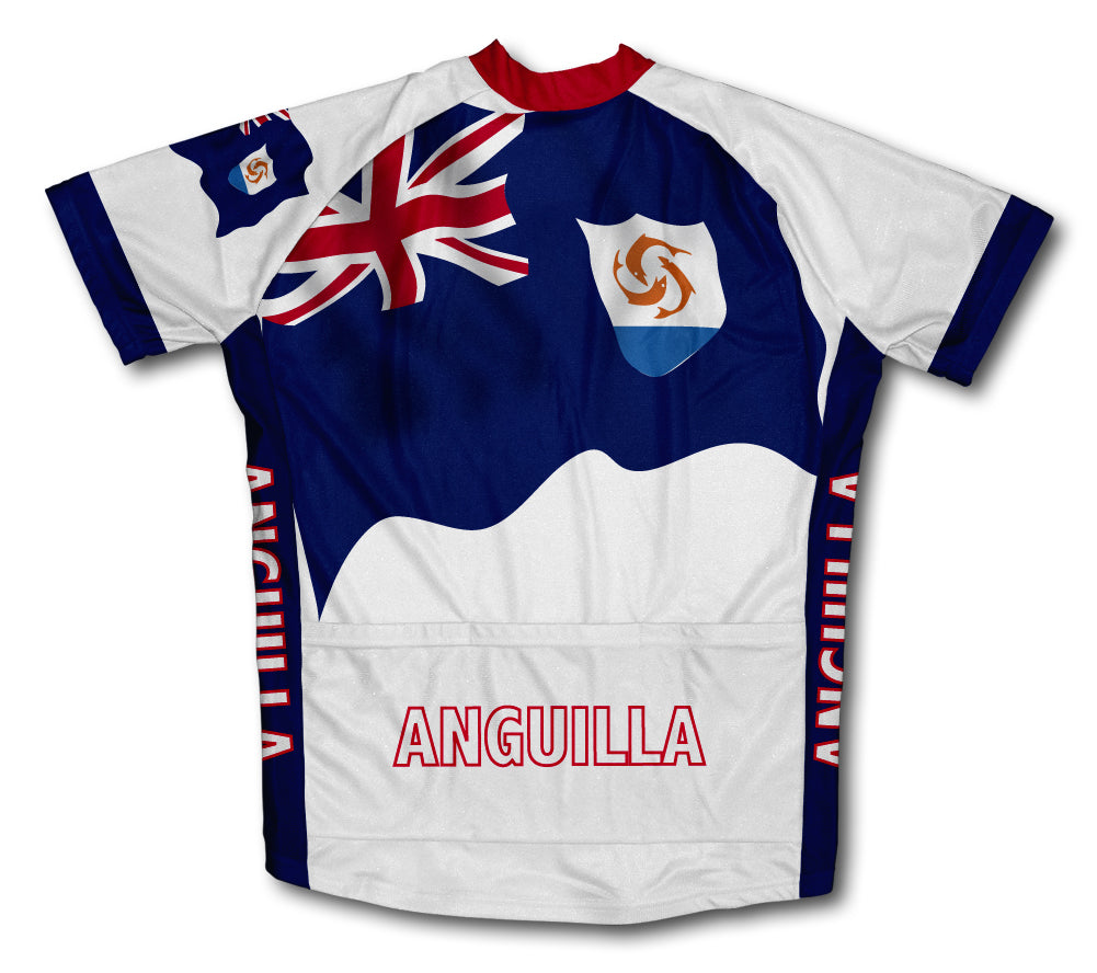 Anguilla Flag Cycling Jersey for Men and Women