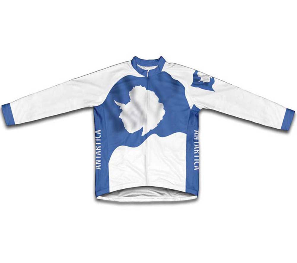 Antarctica Flag Winter Thermal Cycling Jersey