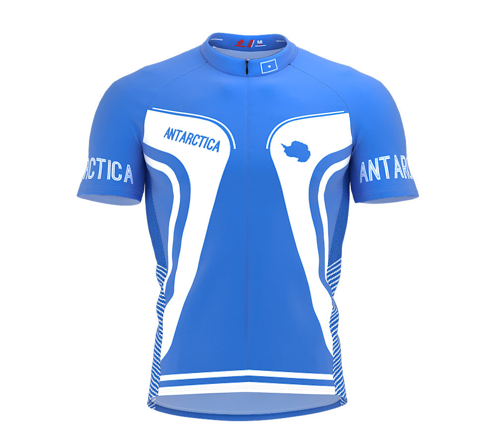 Antarctica  Full Zipper Bike Short Sleeve Cycling Jersey