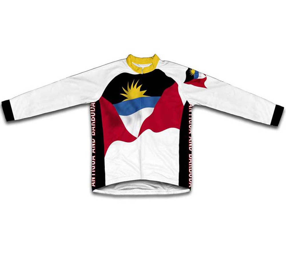 Antigua And Barbuda Flag Winter Thermal Cycling Jersey