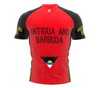 Antigua And Barbuda  Full Zipper Bike Short Sleeve Cycling Jersey