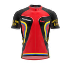 Antigua And Barbuda  Full Zipper Bike Short Sleeve Cycling Jersey
